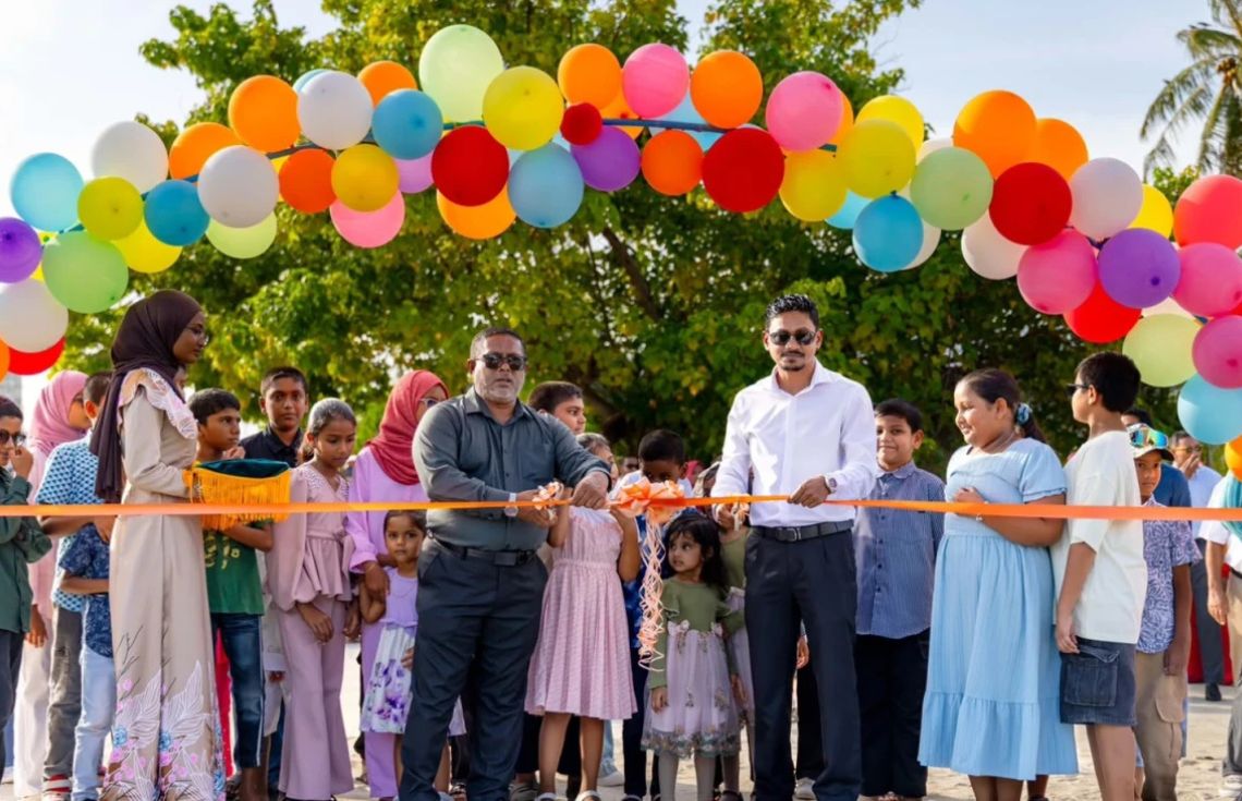 ވެލިދޫގައި ތަރައްޤީކުރި ކުޑަކުދިންގެ ޕާކު ރަސްމީކޮށް ހުޅުވައިފި