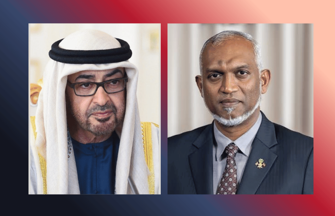 ގިނަ ދާއިރާތަކަކުން ގުޅިގެން މަސައްކަތް ކުރުމަށް ޔޫއޭއީގެ ރައީސްއާއެކު ރައީސް މުޢިއްޒު މަޝްވަރާކުރައްވައިފި