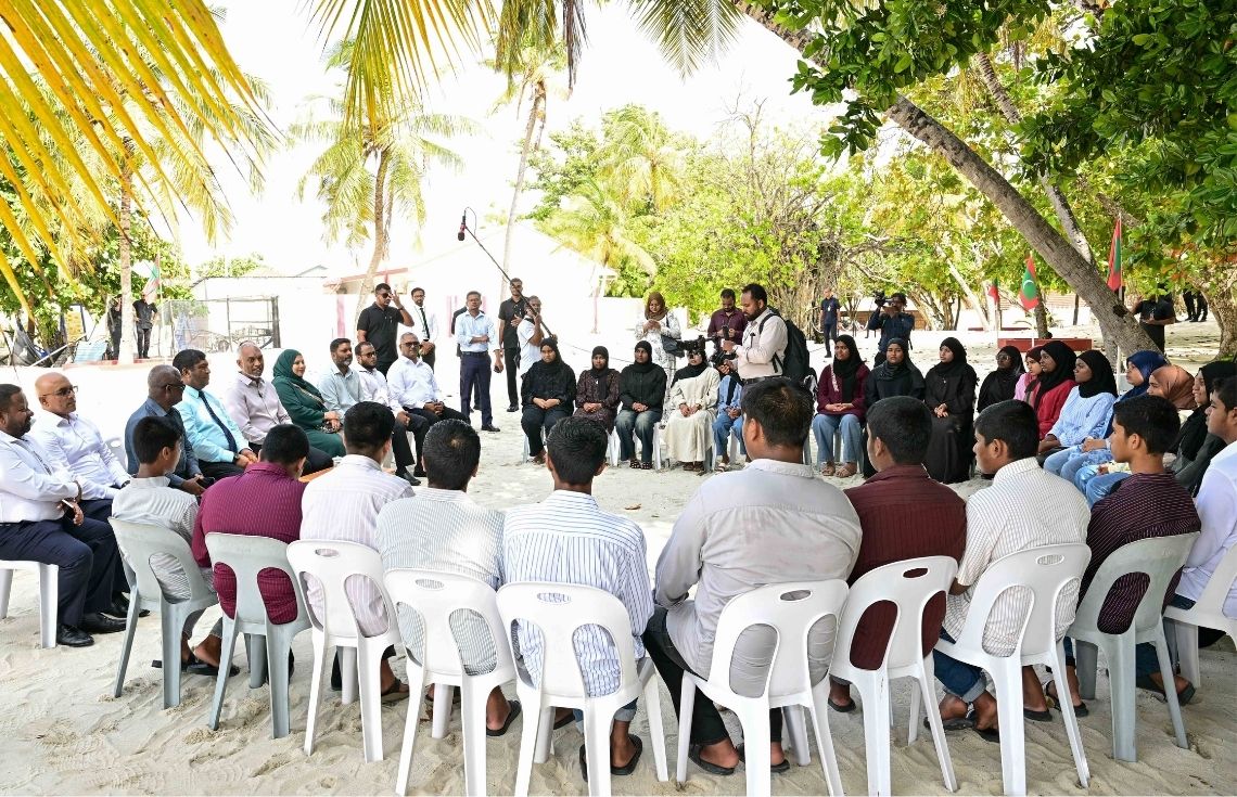 ރާއްޖެ ހަމަމަގަށް ގެންދިއުމުގެ ބާރު އޮތީ ދަރިވަރުންގެ އަތްމަތީގައި: ރައީސުލްޖުމްހޫރިއްޔާ
