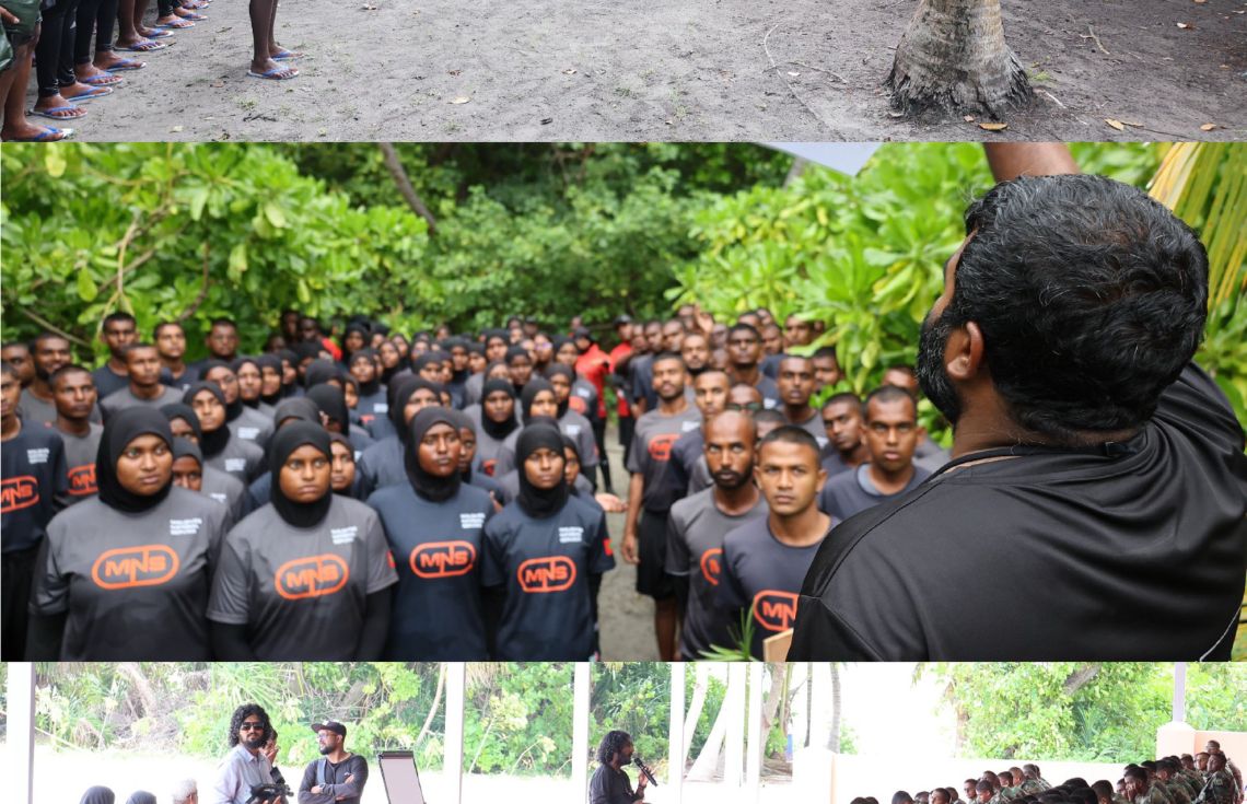 މާފިލާފުށީގައި ޤައުމީ ޚިދުމަތުގެ ބައިވެރިންނަށް ތިމާވެށީގެ މުހިންމު ތަމްރީނުތަކެއް ދީފި