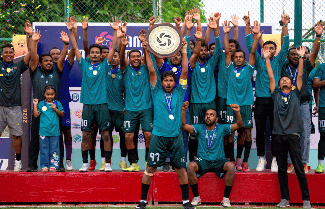 ފުޓްސަލް އެޓޯލް ޗެމްޕިއަންޝިޕް: ވާދަވެރި ރ އަތޮޅުގެ އައްޑަނަ ދުވާފަރުން އުފުލާލައިފި