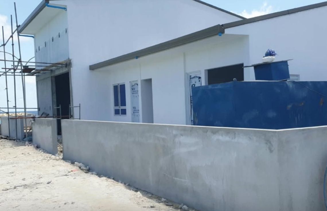 މާބައިދޫގައި ޤާއިމުކުރާ އައިސްޕްލާންޓުގެ %85 މަސައްކަތް ނިންމައިފި