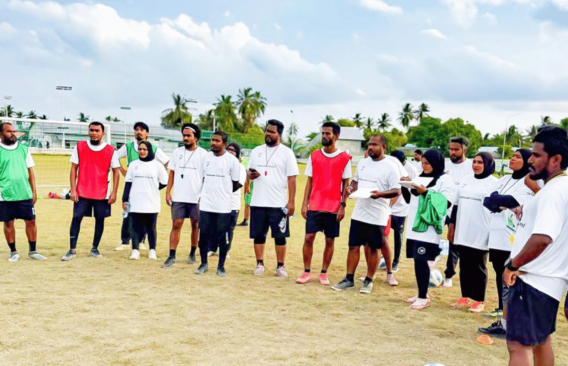 މަޑަވެލީގައި އޭއެފްސީ "ސީ" ލައިސަންސް ކޯޗިންގ ކޯހެއް ކުރިޔަށްގެންގޮސްފި