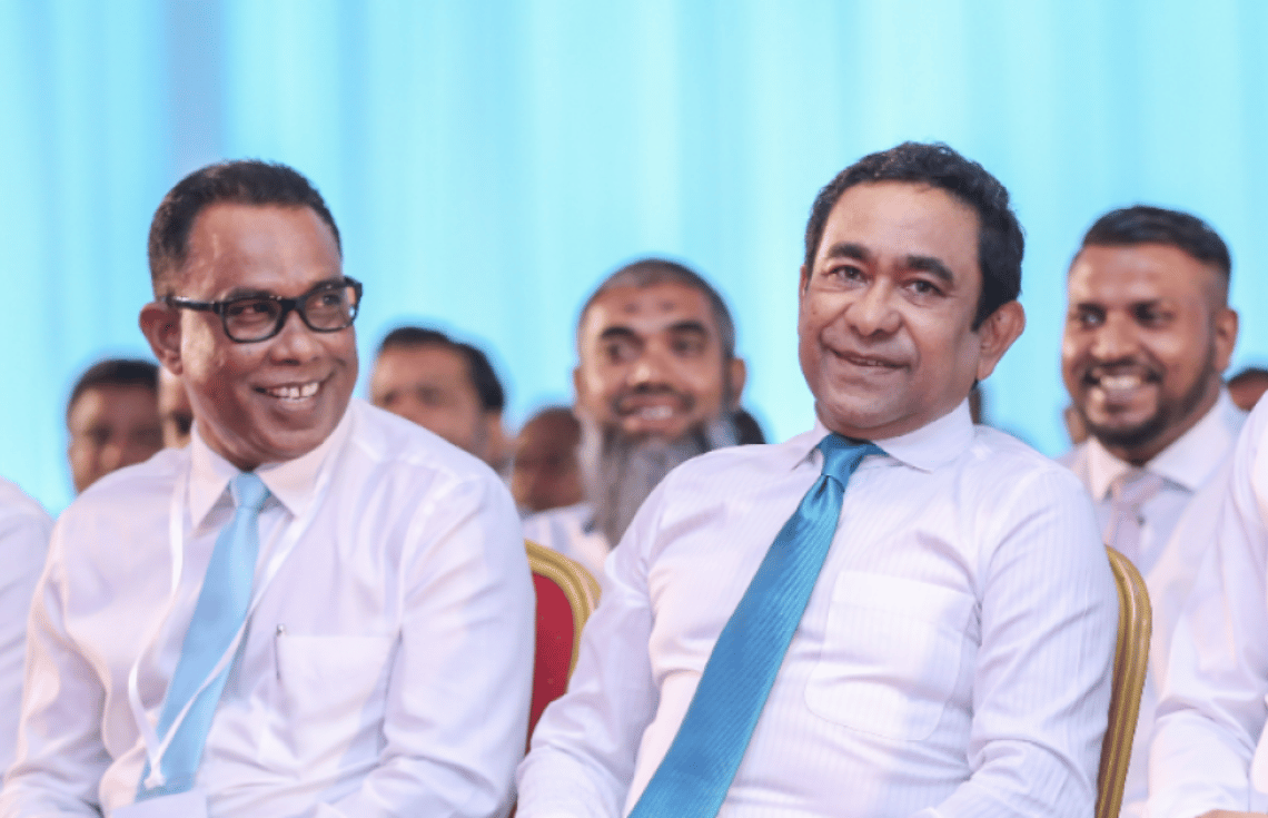 ދެވަނަ ދައުރަކަށް ރައީސް ޔާމީން އިންތިހާބުނުވީ ސިޔާސީ ވިސްނުމަކުން ހިސާބު ނުޖެއްސުވެމުން: އަބްދުއްރަޙީމް