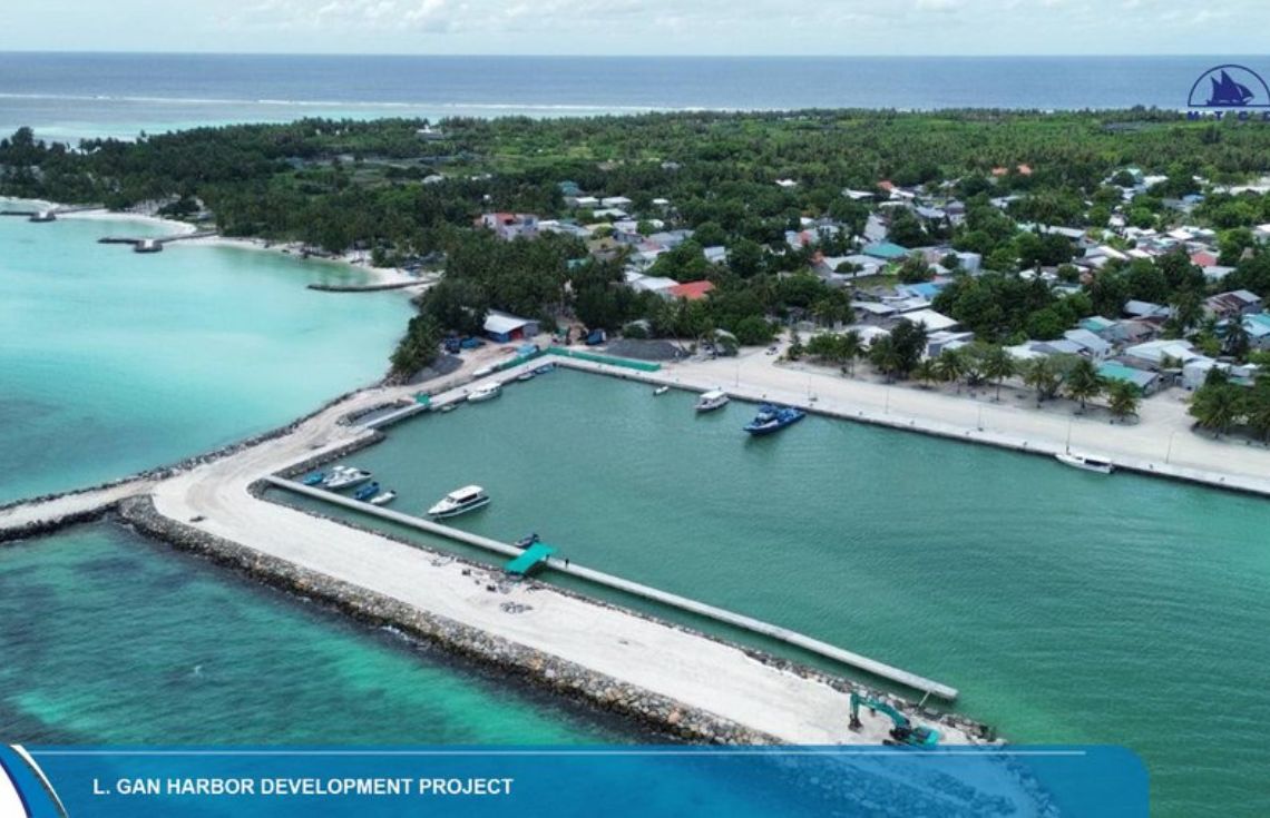 ގަމު ބަނދަރު ތަރައްޤީކުރުމުގެ މަޝްރޫޢުގެ 87 އިންސައްތަ މަސައްކަތް ނިމިއްޖެ