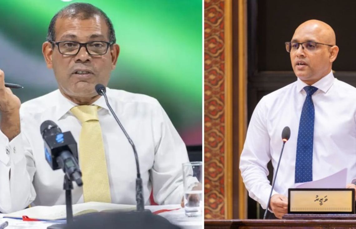 ނަޝީދުގެ ފިތުނަވެރި ވާހަކަތަކަށް ސަރުކާރުން ވަރުގަދަ ރައްދެއް: ކާޑާއި ތެލާއި ބޭސް މެދުނުކެނޑި ލިބޭނެ