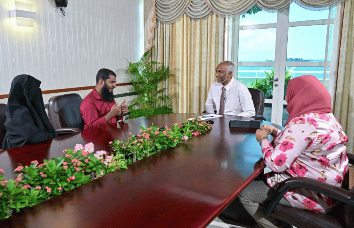 ނުކުޅެދުންތެރިކަން ހުންނަ ފަރާތަކަށް ދިމާވާ ދަތިތައް ހައްލުކޮށްދިނުމަށް މަސައްކަތް ކުރާނަން: ރައީސް