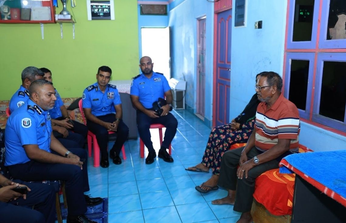 ޝަހީދު ސާޖަންޓް އާދަމް ޙަލީމްގެ އާއިލާއާ ކޮމިޝަނަރ އޮފް ޕޮލިސް ބައްދަލުކުރައްވައިފި