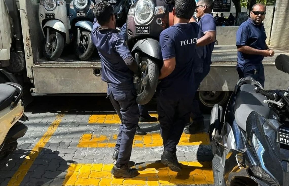 ދައުރުވާ ވީޑިއޯއިން ފެންނަނީ ނައްތާލުމުގެ ހުއްދަ ދެވިފައިވާ ސައިކަލުތަކެއް: ފުލުހުން