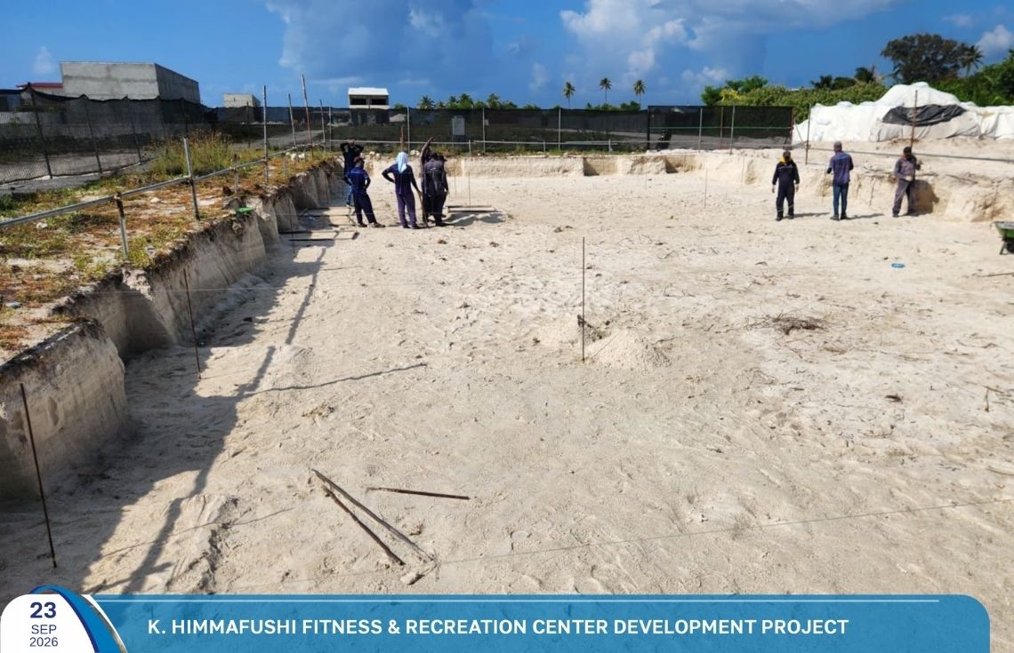ހިންމަފުށީ އެފްއާރުސީ މަޝްރޫއުގެ ދަށުން ބިން އެއްވަރުކުރުމުގެ މަސައްކަތް ފަށައިފި