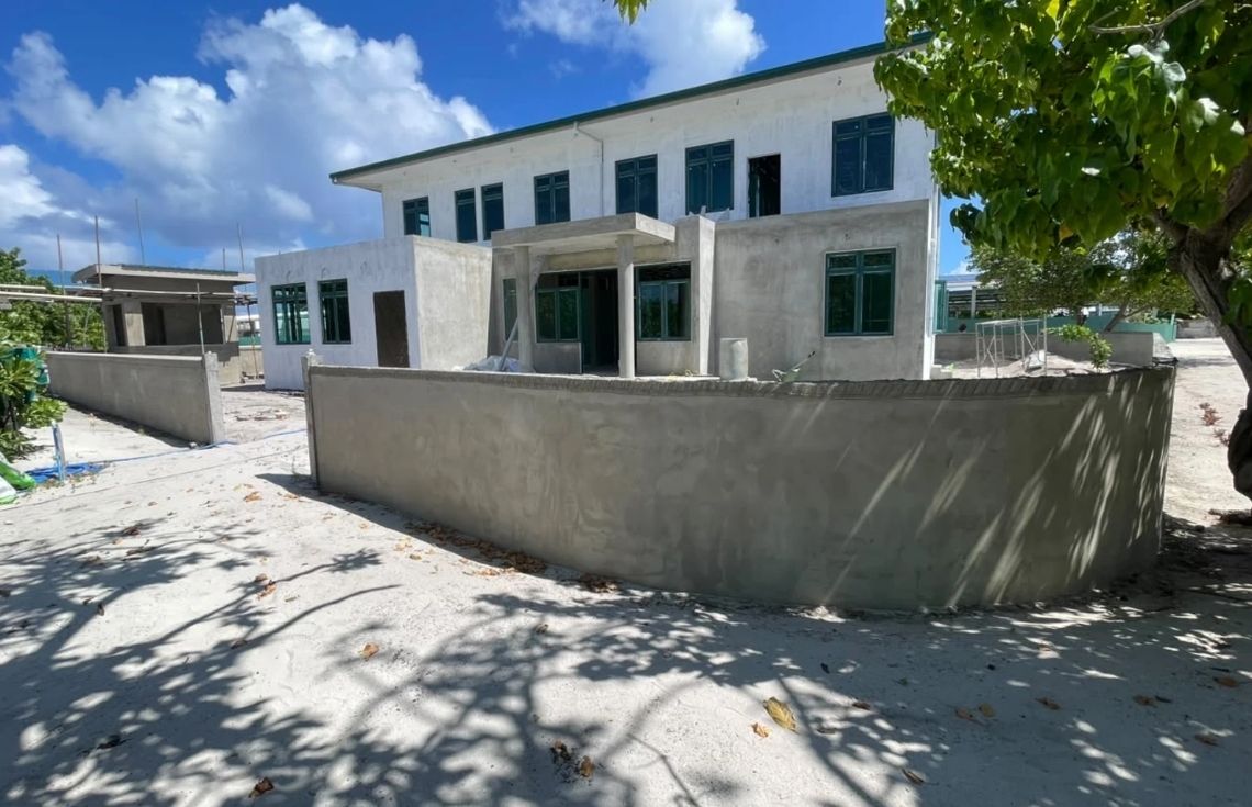 އިނގުރައިދޫ ކައުންސިލު އިމާރާތުގެ 65 އިންސައްތަ ނިމިއްޖެ