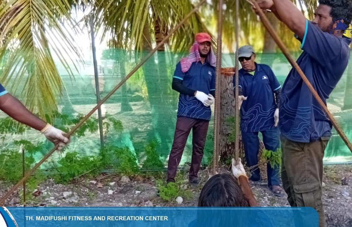 މަޑިފުށީ ފިޓްނަސް ސެންޓަރުގެ މަސައްކަތް: މިހާރު ކުރިއަށްދަނީ ފައުންޑޭޝަން އެޅުން