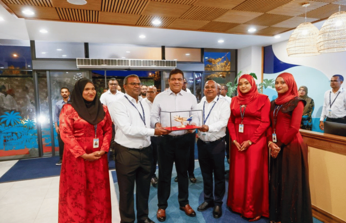 މޯލްޑިވިއަންގެ އައު ސީޕްލޭން ޓަރމިނަލް ރަސްމީކޮށް ހުޅުވައިފި