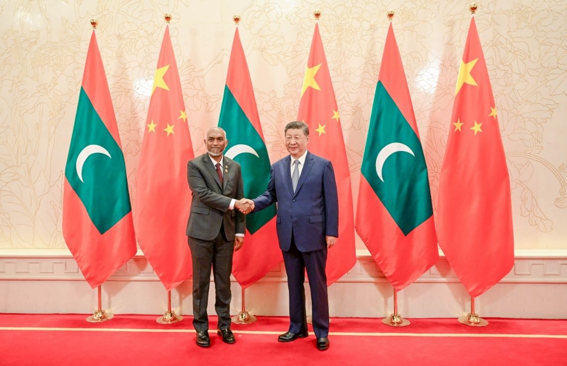 ޗައިނާއަކީ ރާއްޖޭގެ ތަރައްގީގެ ދަތުރުގައި ސާބިތުކަމާއެކު ދެމިއޮތް ބައިވެރިއެއް: ރައީސް