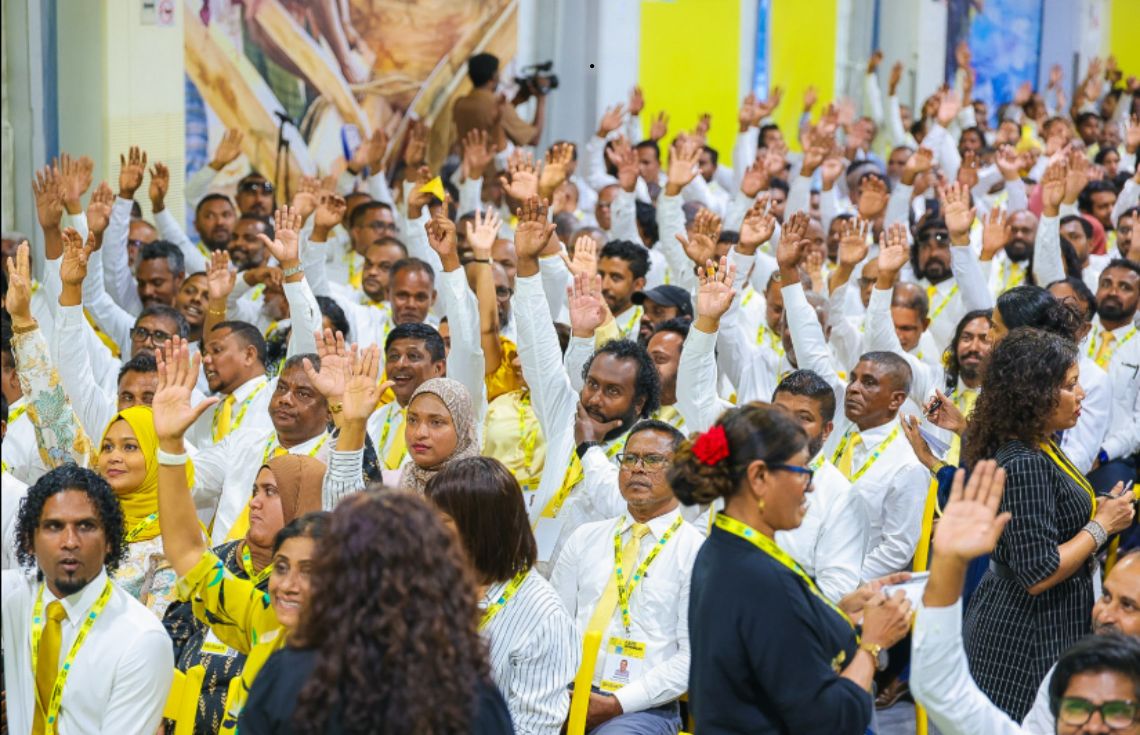 ބަހުސަށް ފުރުސަތު ނުލިބިގެން އަޑުގަދަކޮށް، އެމްޑީޕީގެ ކޮންގްރެސް ހޫނުވެއްޖެ