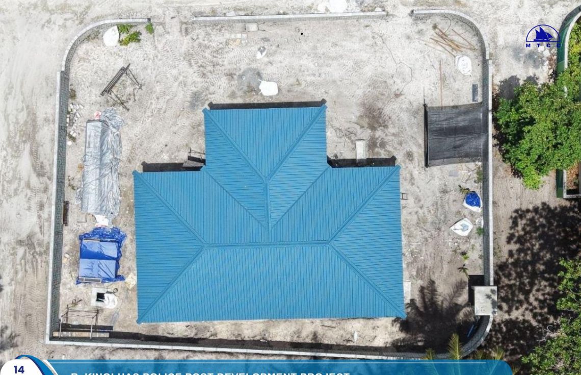 ކިނޮޅަހުގައި އަޅާ ޒަމާނީ ޕޮލިސް ޕޯސްޓްގެ މަސައްކަތުގެ ބޮޑުބައި ނިމިއްޖެ