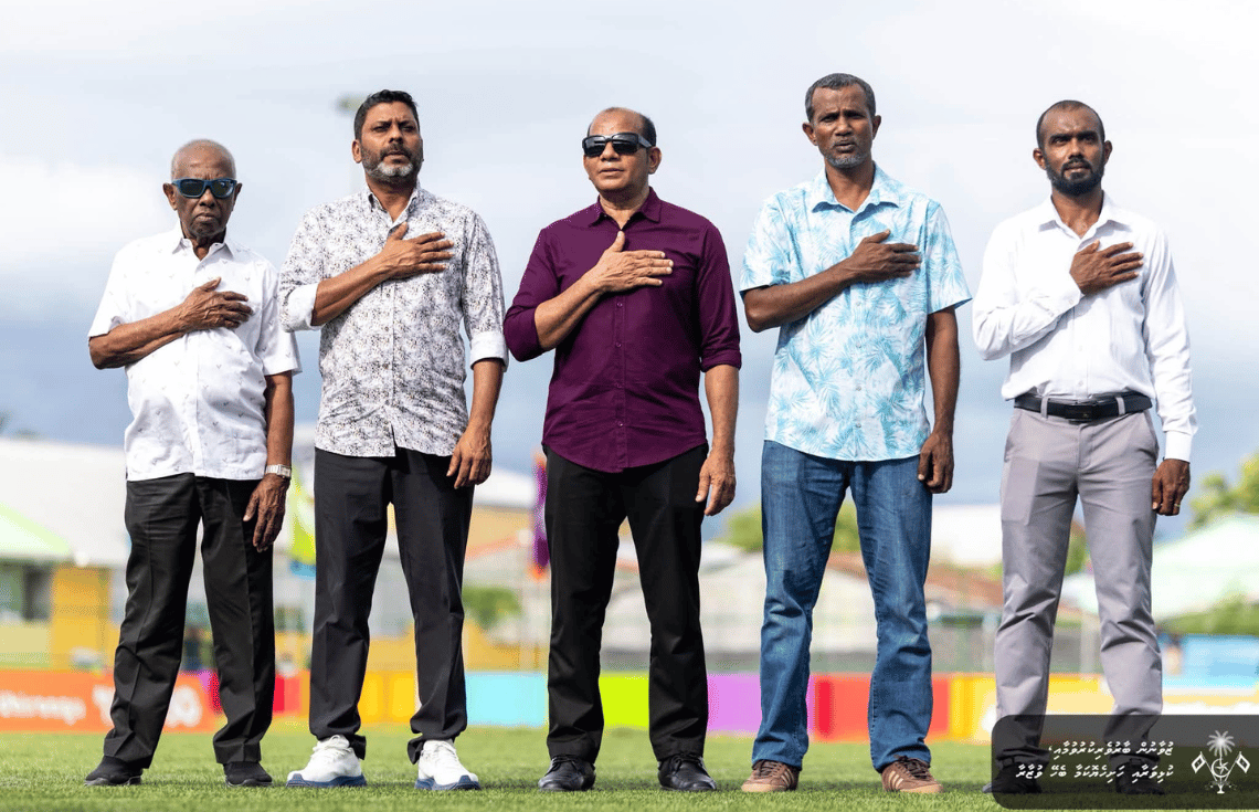 ދިއްދޫގައި އަޅާ ބައިނަލްއަޤުވާމީ ފެންވަރުގެ ފުޓުބޯޅަ ދަނޑު އަންނަ އަހަރަށް ނިމޭނެ: ވަޒީރު