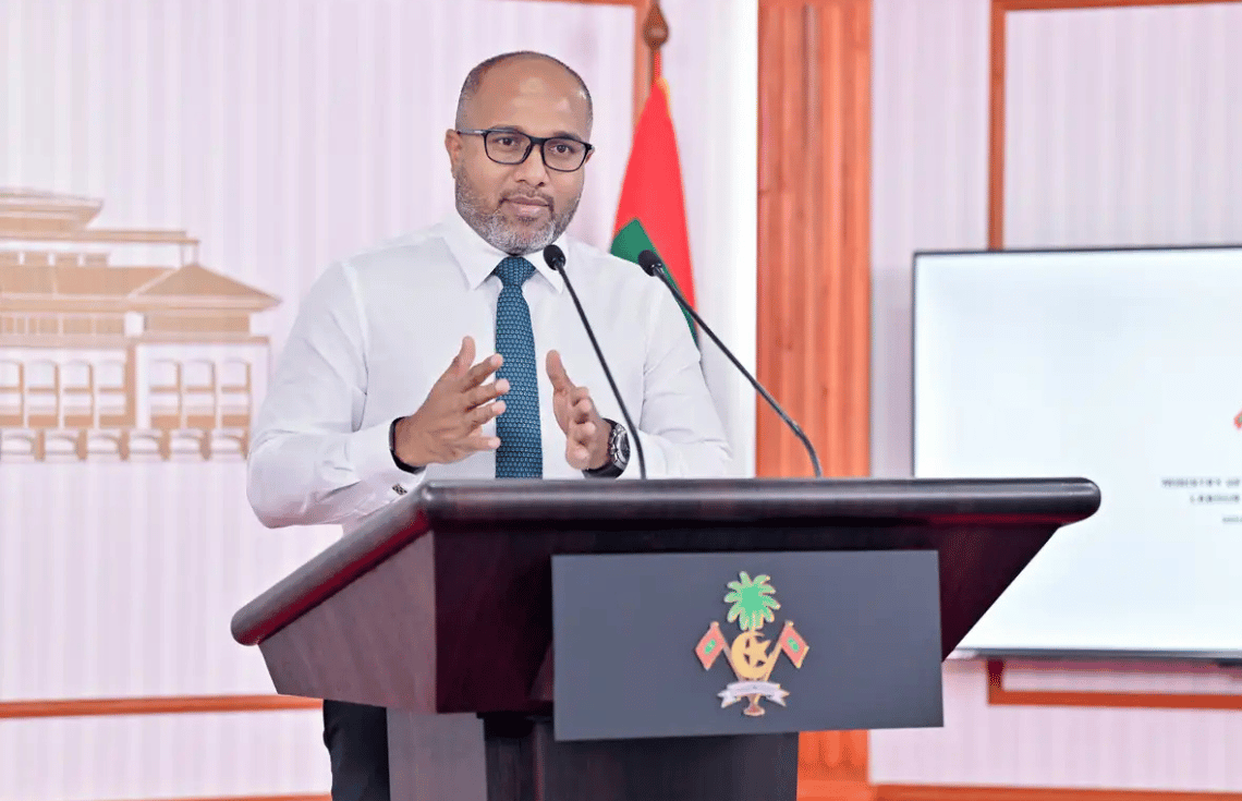 ރާއްޖޭގެ ސިޔާދަތީ ބާރު ގެއްލޭ ގޮތަށް ސަރުކާރުން އެއްވެސް ނިންމުމެއް ނުނިންމާނެ: ވަޒީރު އިޙްސާން