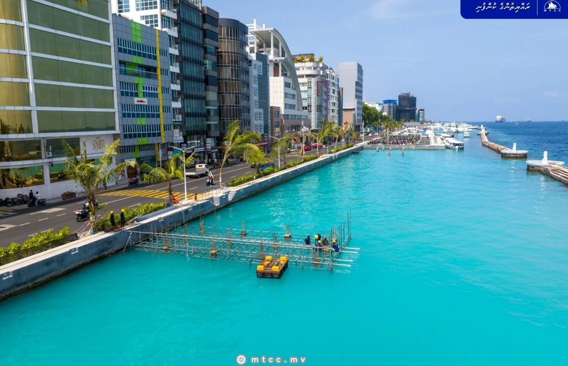 އުތުރު ބަނދަރު ފިންގަރ ޖެޓީ: ކޮލަމް އެޅުމުގެ މަސައްކަތް އަންނަ ހަފުތާގައި ނިންމާލަނީ