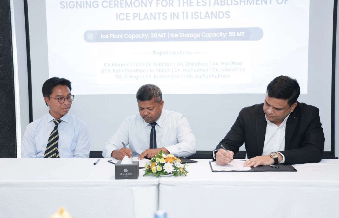 11 ރަށެއްގައި އައިސްޕްލާންޓު އެޅުމަށް މެލޭޝިއާގެ ކުންފުންޏަކާއެކު ސޮއިކޮށްފި