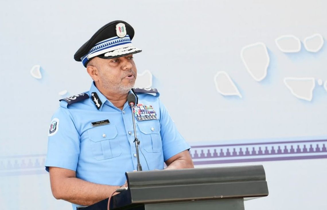 ފުލުހުންގެ އުމްރާނީ ތަރައްގީއަށް ދެއްވާ އަހައްމިއްޔަތުކަމަށް ޓަކައި ސީޕީގެ ޝުކުރު ރައީސަށް