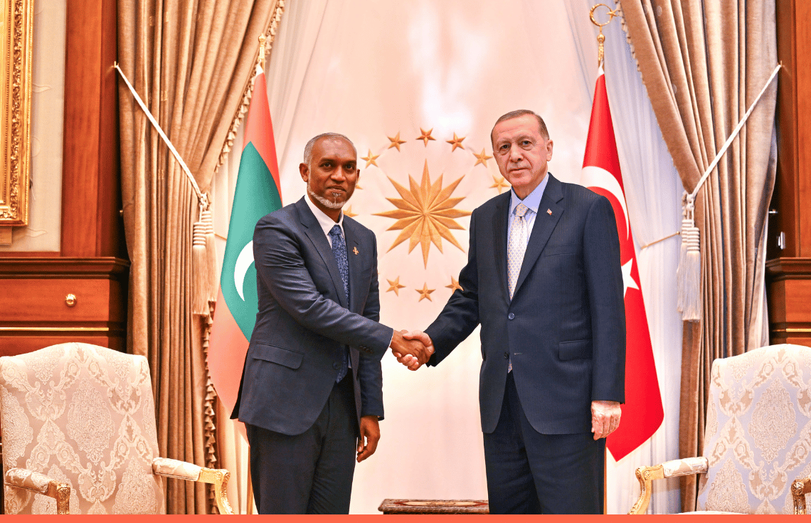 ރައީސުލްޖުމްހޫރިއްޔާ ތުރުކީވިލާތުގެ ޖުމްހޫރީ ދުވަހުގެ ތަހުނިޔާ ފޮނުއްވައިފި